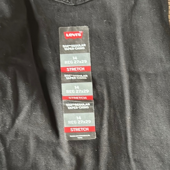 Levi's Black Straight Leg Jeans Timeless Design - Picture 6 of 8